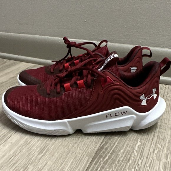 Under Armour Other - Under Armour Flow FFX2 Red White Men's Running Shoes 3025938-604 Size 10.5